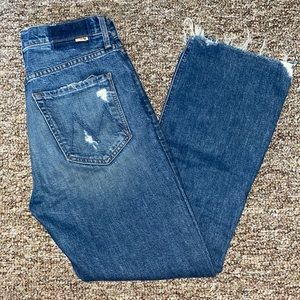 Mother Kick Flare Ankle Jeans